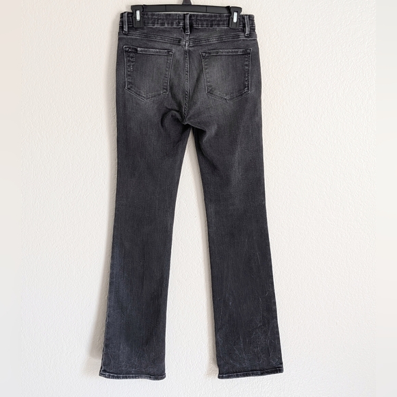 Frame Le Mini Bootcut Black Boho  Timeless Denim Jeans - Picture 2 of 11
